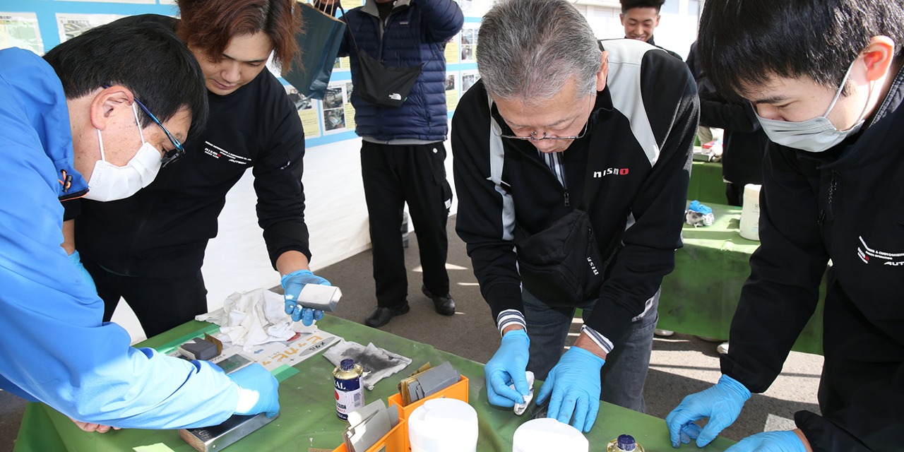 AOG 湘南里帰りミーティング 2025 モノづくり体験ブースの様子