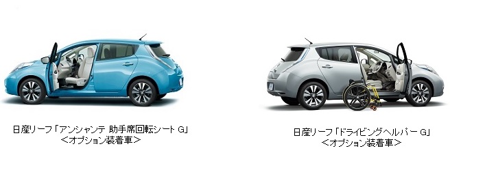 日産リーフ「ライフケアビークル（LV）」シリーズをマイナーチェンジ