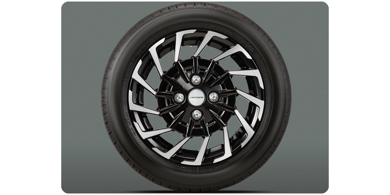 専用14インチアルミホイール