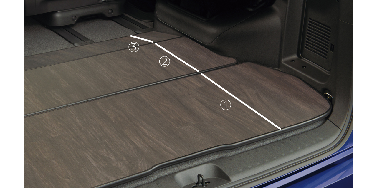 セレナ イーフォース オーテック マルチベッド ラゲッジフロアの画像